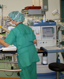 Bild einer OP-Schwester