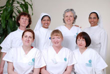 Pflegeteam der gyn�kologischen und orthop�dischen Station